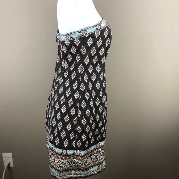 New York & Company Strapless Dress Size 4 Brown - Picture 3 of 7